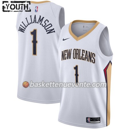 Maillot Basket New Orleans Pelicans Zion Williamson 1 2019-20 Nike Association Edition Swingman - Enfant